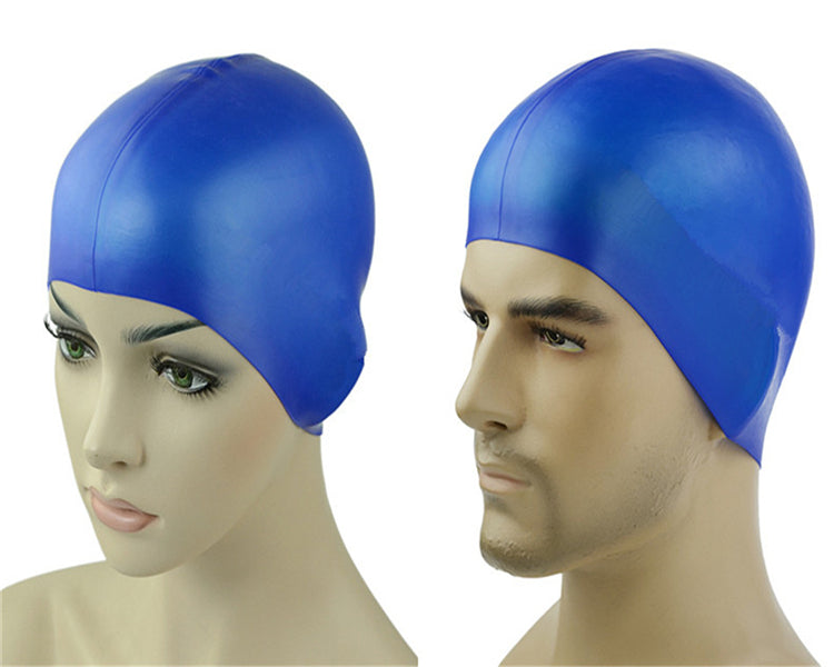 Flexible & Durable Waterproof Silicone Swimming Cap - 10 x 2 Piece Set
