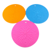 Silicone Round Spider Mat, Pot Holder, Trivet, Jar Opener, Non Slip Heat Reistant Hot Pad - 6 x 4 pcs  Set