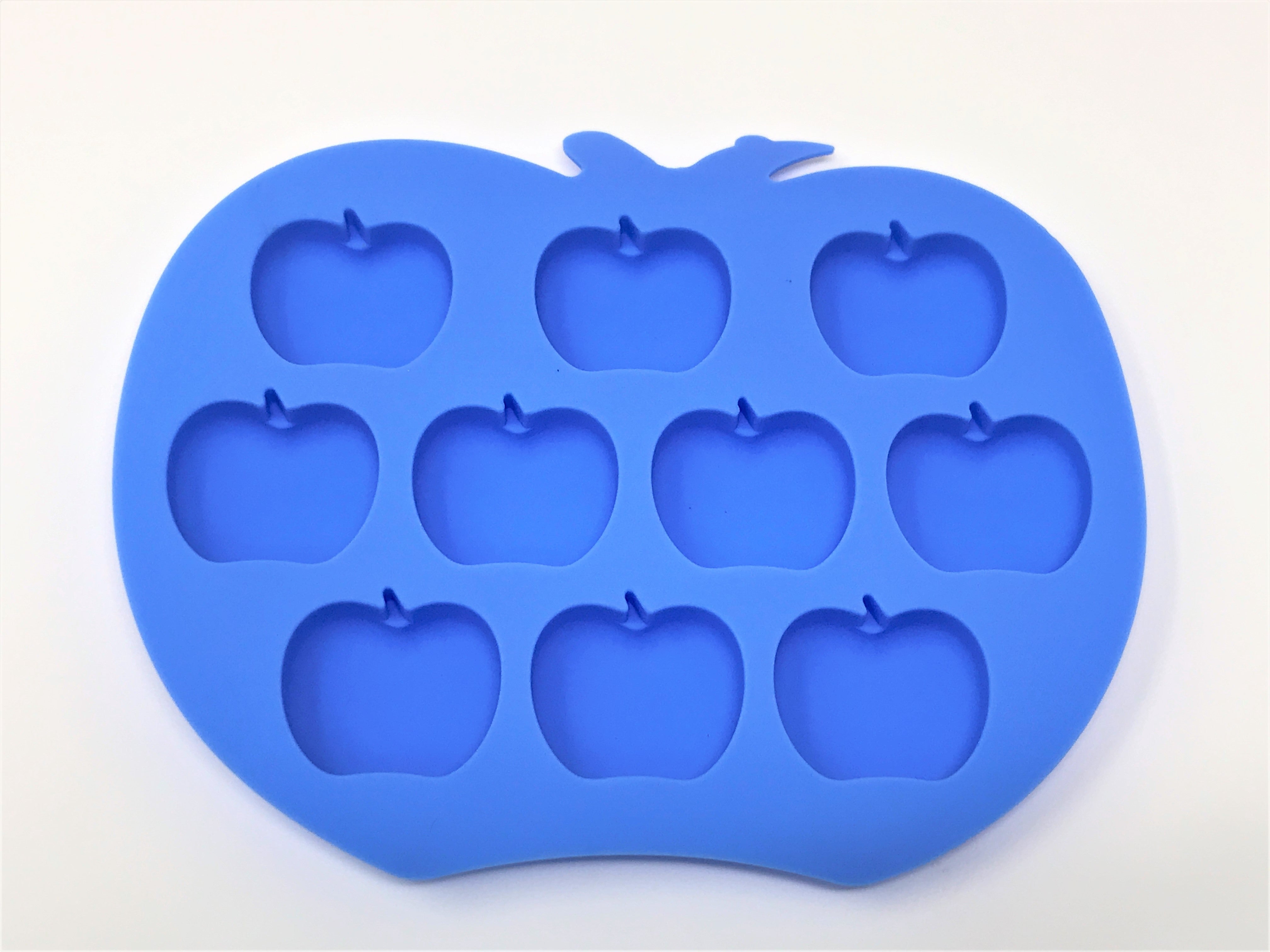 Silicone Apple Shape Ice Mold Tray - 25 pcs