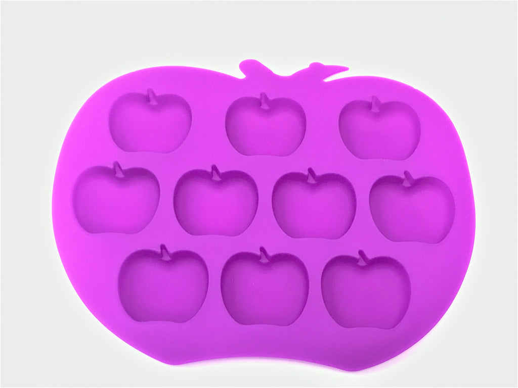 Silicone Apple Shape Ice Mold Tray - 25 pcs