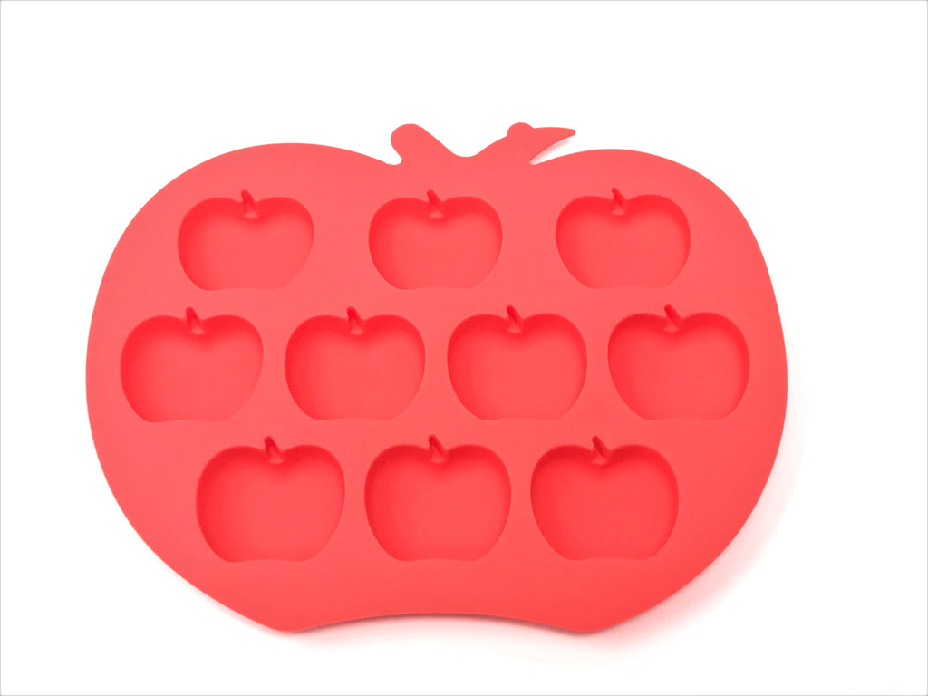 Silicone Apple Shape Ice Mold Tray - 25 pcs
