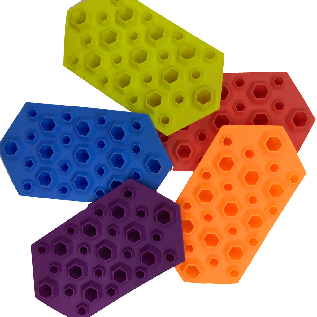Silicone Ice Mold Tray for Diamond Shape Ice Cube - 10 x 2 pcs Set