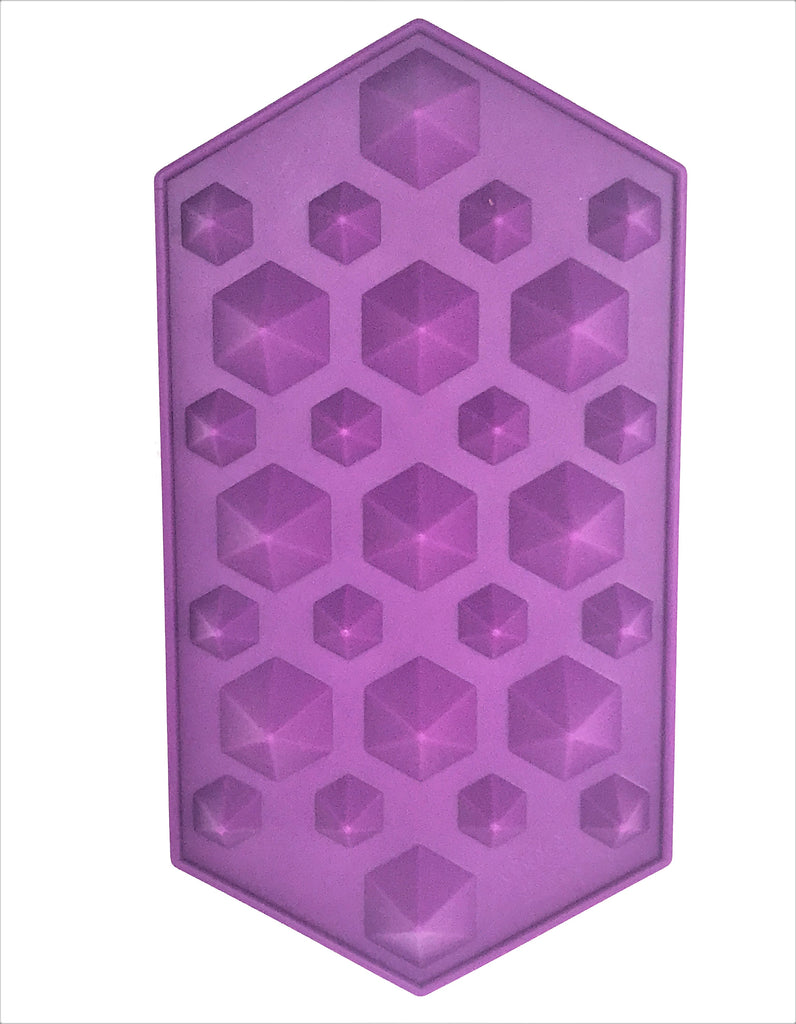 Silicone Ice Mold Tray for Diamond Shape Ice Cube - 10 x 2 pcs Set