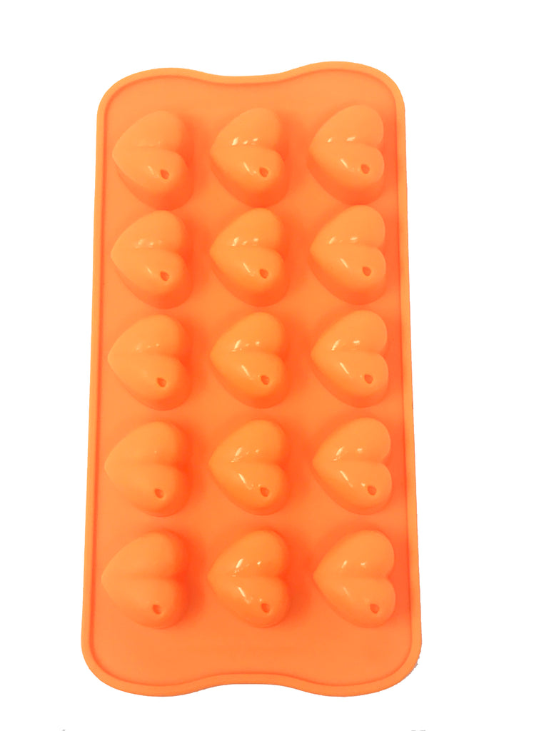 Silicone Heart Shape Chocolate , Candy Mold -25 Pcs