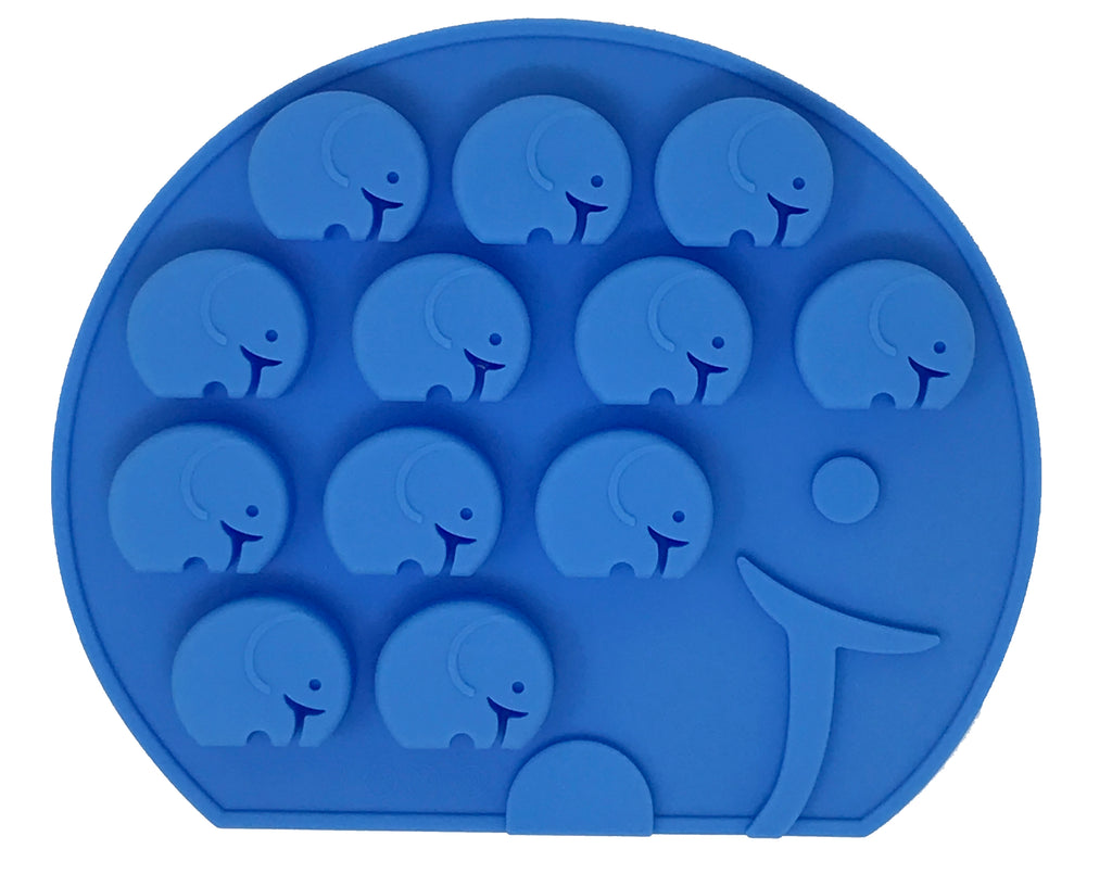 Silicone Baby Elephant Shape Ice Tray -25 pcs