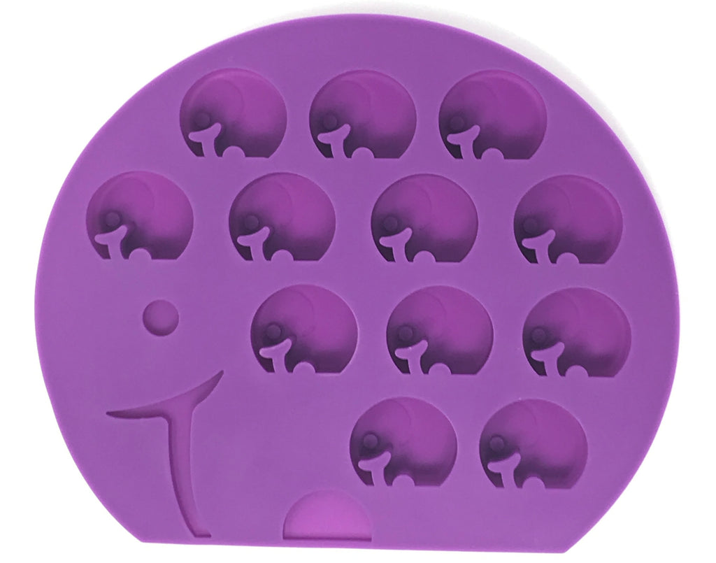 Silicone Baby Elephant Shape Ice Tray -25 pcs