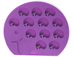Silicone Baby Elephant Shape Ice Tray -25 pcs