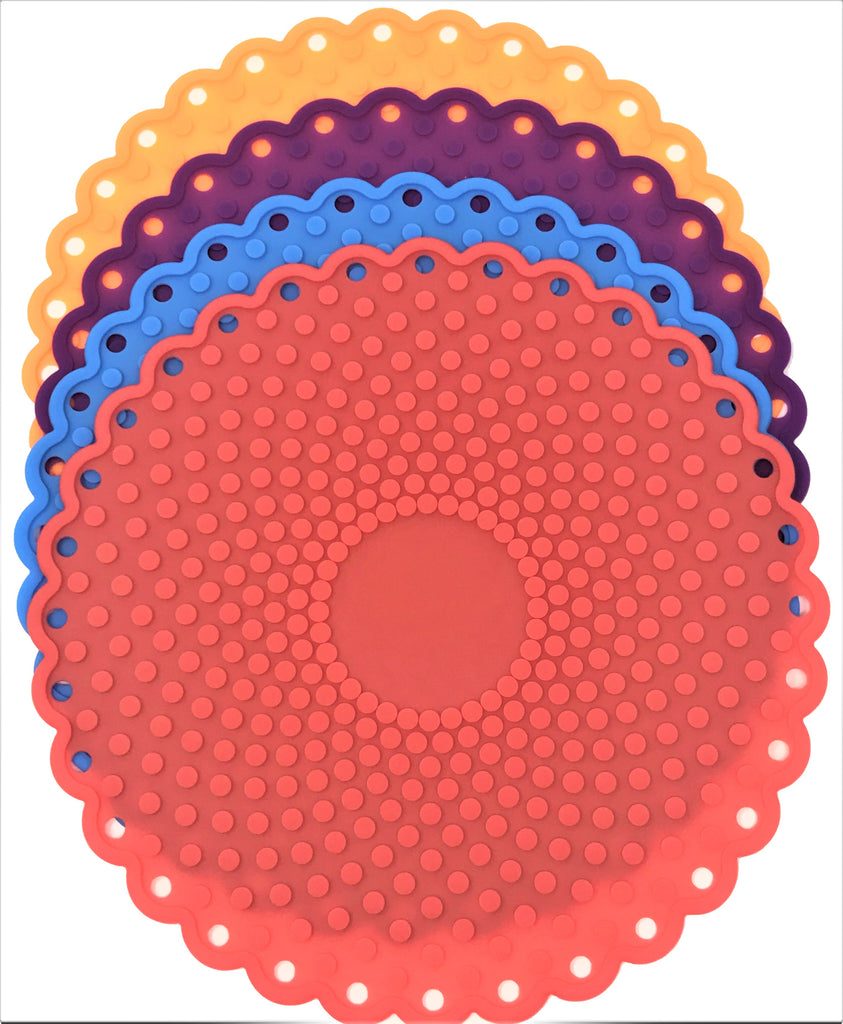 Silicone Pad With Round Magic Point 6 x 4 pcs  Set