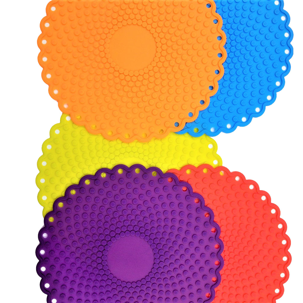 Silicone Pad With Round Magic Point 6 x 4 pcs Set