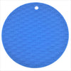 Silicone Round Knit Cup Hot Pad 6 x 4 Pcs Set