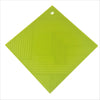 Silicone Square Mat, Pot Holder, Trivet, Jar Opener, Non Slip Heat Reistant Hot Pad - 6 x 4 pcs set