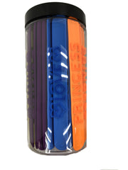 Fancy looking Silicone Wrist Strap 54 Pcs Jar