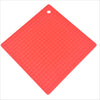 Silicone Square Mat, Pot Holder, Trivet, Jar Opener, Non Slip Heat Reistant Hot Pad - 6 x  4 pcs set